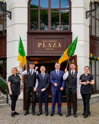 Gallery Image - This Sunday, we proudly stand behind the Kerry team as they take on Donegal in the All-Ireland SFC final. From all of us at The Killarney Plaza Hotel & Spa, wishing the very best of luck to the Kingdom. 💚💛 #KerryAbú #KillarneyPlaza
