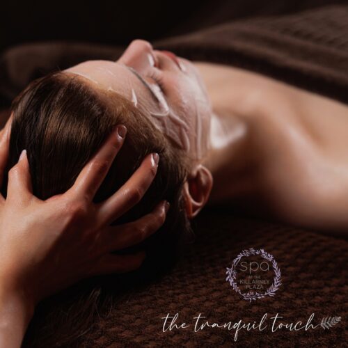 Gallery Image - When time is short but you’re in need of deep relaxation, The Tranquil Touch is the perfect reset. Melt away tension with a soothing back massage, enjoy a refreshing mini facial, and finish with a calming scalp massage that rejuvenates your senses.

Available Mon - Thurs | Call or email The Spa at Killarney Plaza to book today.