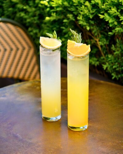 Gallery Image - Freshly pressed citrus, fragrant Killarney Urban Farm herbs, and house-made lemonade.

Sunshine served all week at Café du Parc.